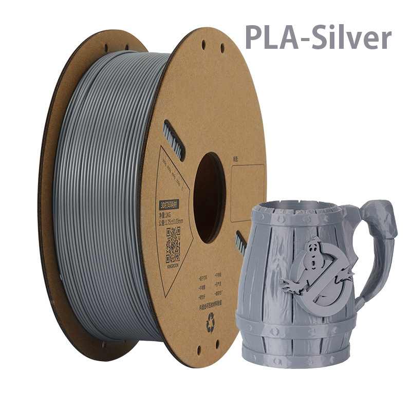 1000g PLA Filament 1.75mm Bundle, 3D Printer Filament Neatly Wound, Individually Vacuum Packed, 1000g Spool, 10 Rolls, ，mixed color