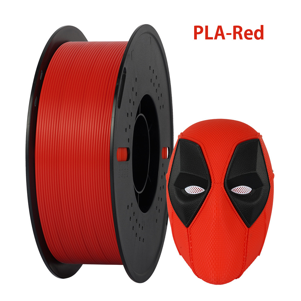 1000g PLA Filament 1.75mm Bundle, 3D Printer Filament Neatly Wound, Individually Vacuum Packed, 1000g Spool, 10 Rolls, ，mixed color