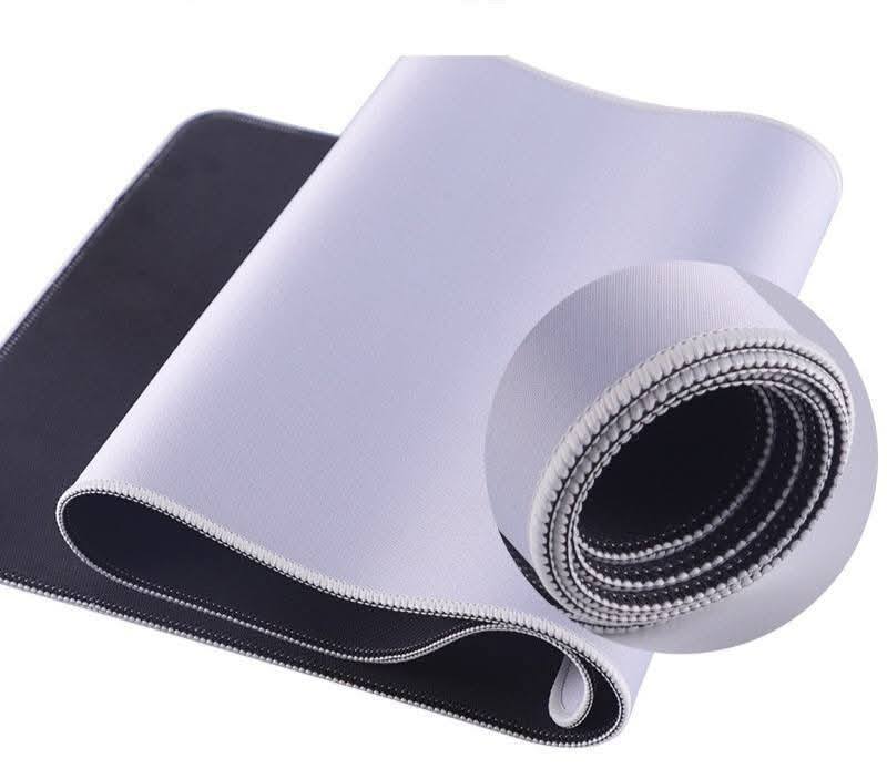 Greeney Large Gaming Mouse Pad,31.5x11.8 Inch Sublimation Blanks Mouse Pads for Heat Press Printing Picture Logo Crafts (White)