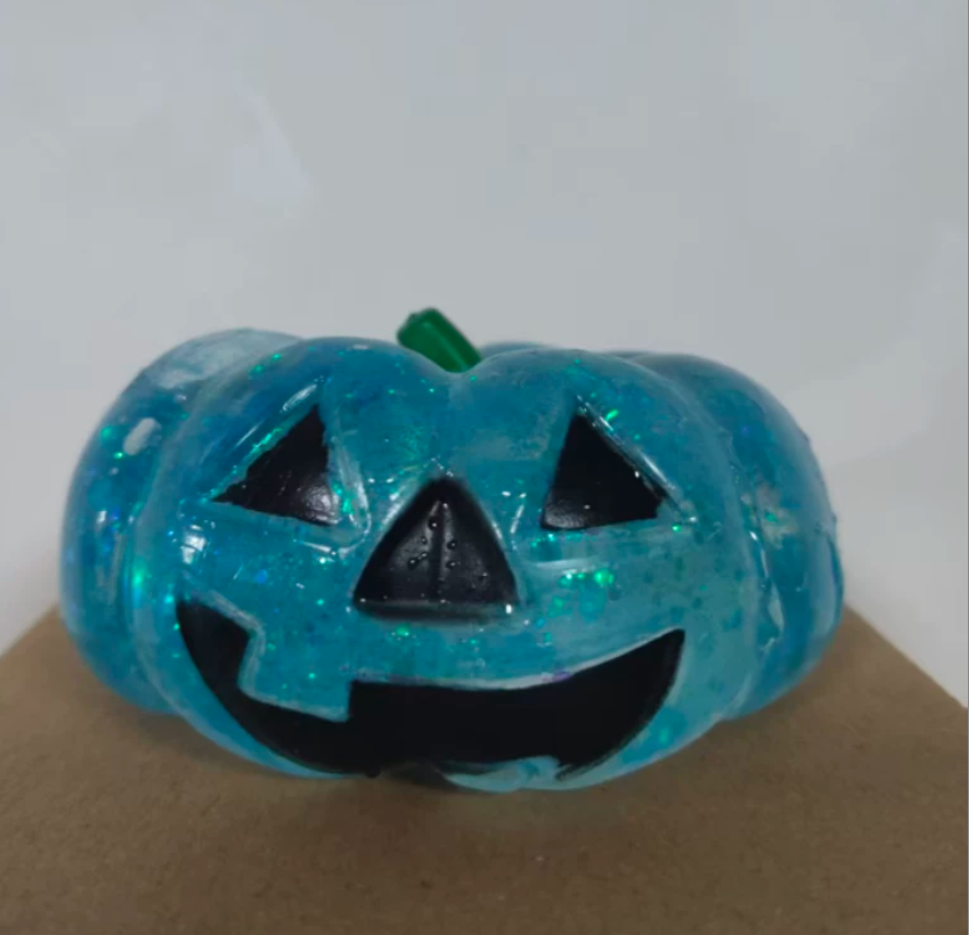 Halloween Stress Balls Squishy Toys for Adults Kids – Slow Rise Sugar Ball Sensory Fidget, Love Shape Squeeze Toy for Anxiety Relief & Hand Exercise
