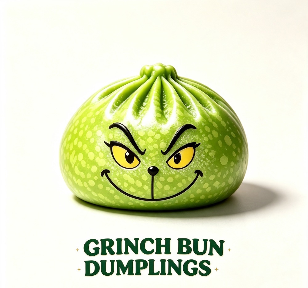 Grinch Squish Dumpling - Christmas Stress Ball & Fidget Toy
