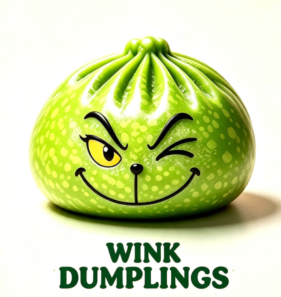 Grinch Squish Dumpling - Christmas Stress Ball & Fidget Toy