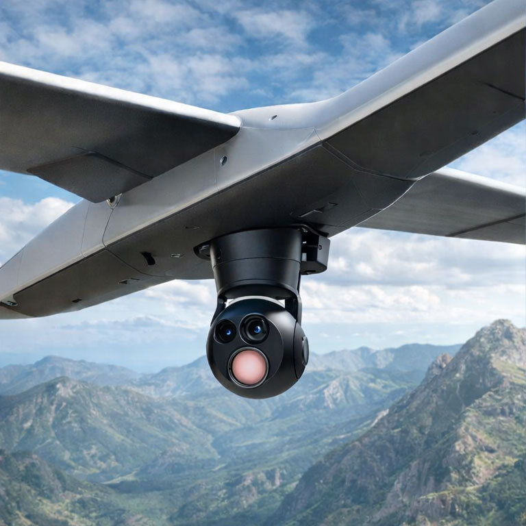 TAD200 Lightweight AI-Enabled Multi-Sensor ISR Gimbal Payload for Micro UAVs