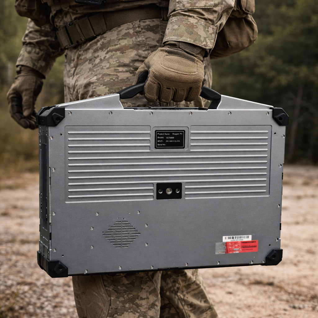 VCT2000 Rugged Dual-Screen Control Computer for Unmanned Systems