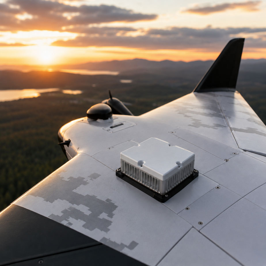 QY4100 Compact 4-Element CRPA GNSS Anti-Jamming Unit (100 dB) for UAV