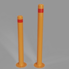 Round Solar Safety Bollard