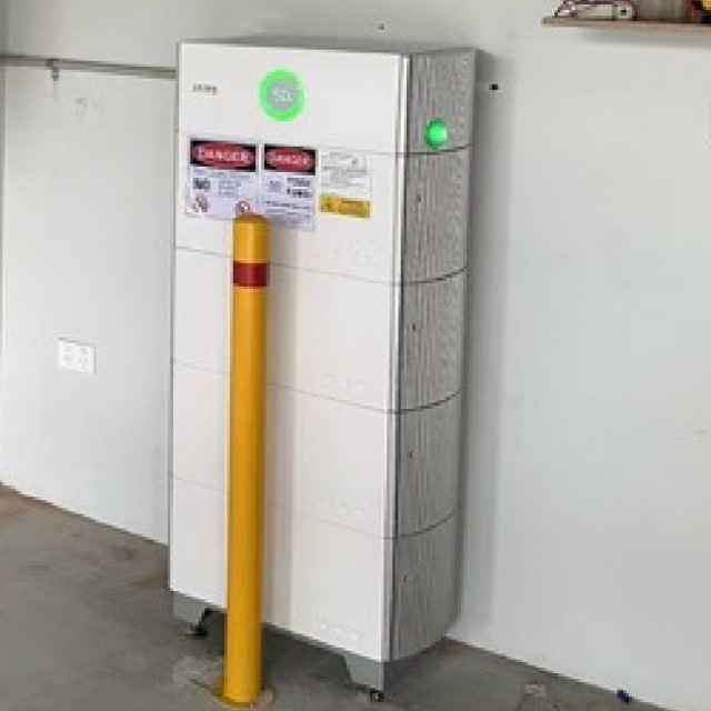 Round Solar Safety Bollard