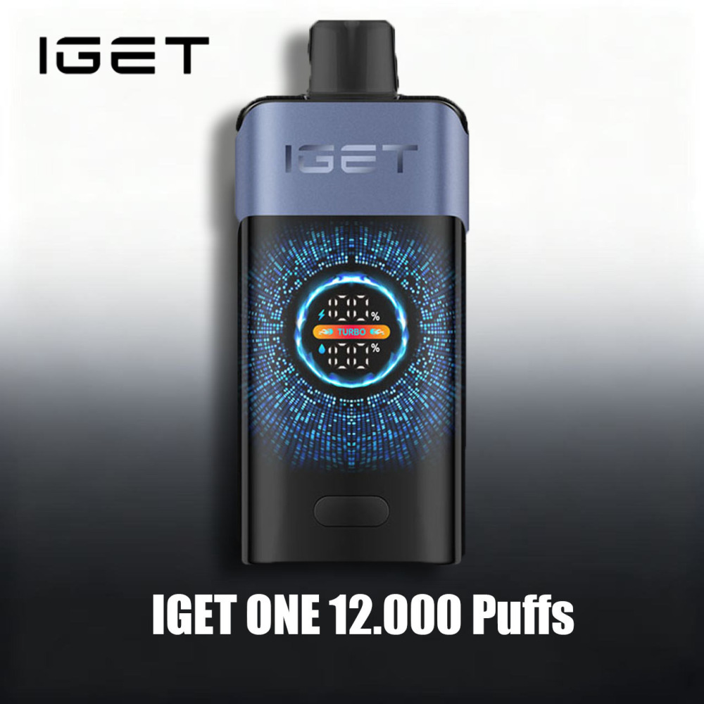 New product IGET ONE 12.000 Puffs, genuine brand, smooth taste and stylish appearance