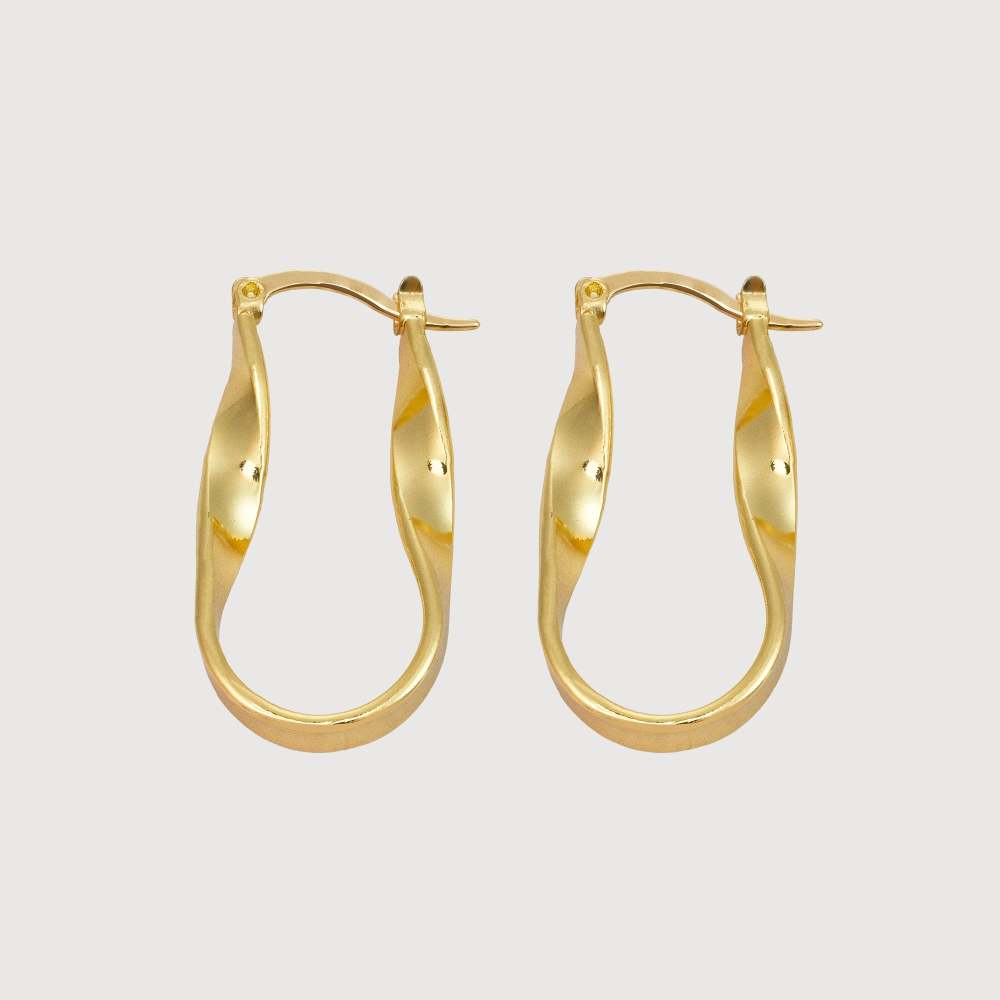 Timeless Elegance Gold Hoops
