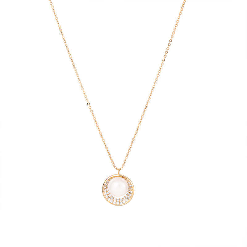 "Elevate Your Look with Our 14K Gold Plated Baroque Pearl Necklace - Dainty, Chic, & Made to Shine!"