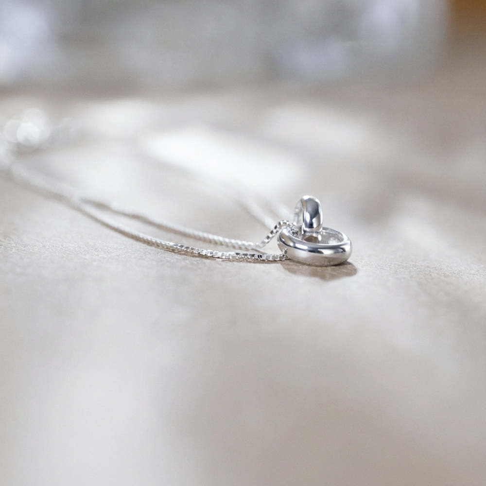 Double Layer Silver Ring Bracelet