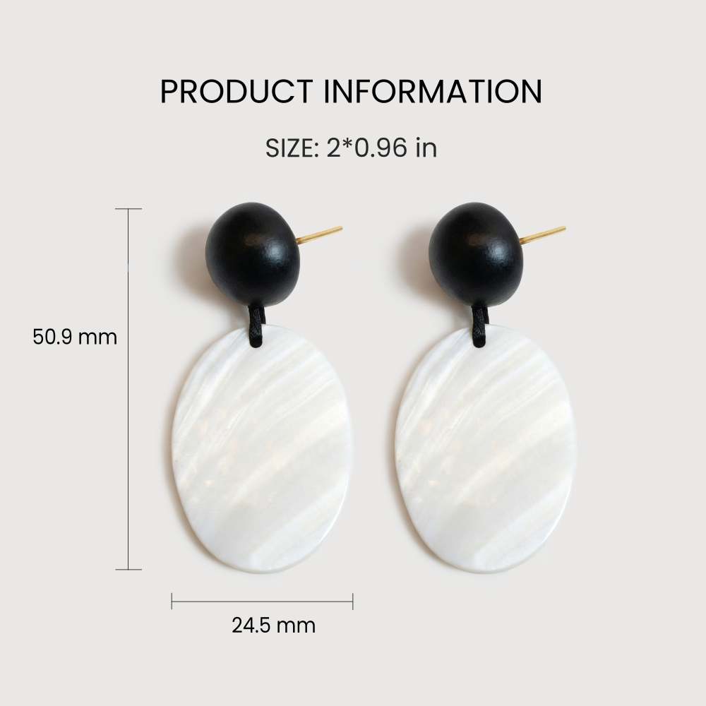 Shell Drop Earrings