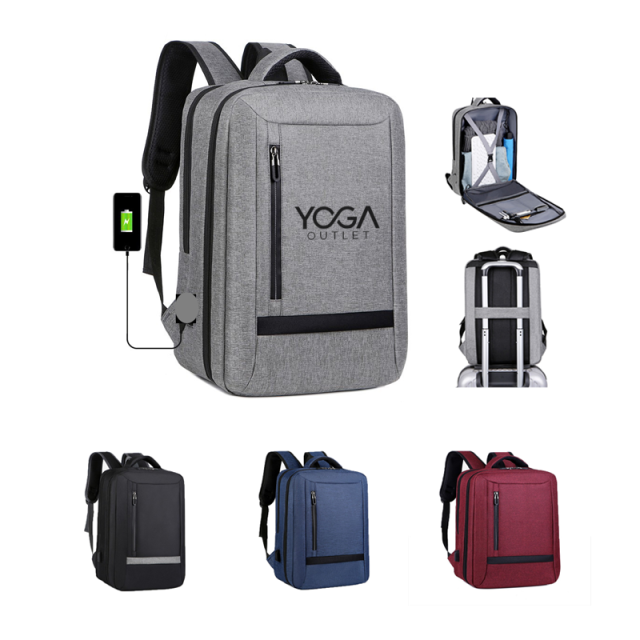 17"  Computer Backpack w/ USB Port