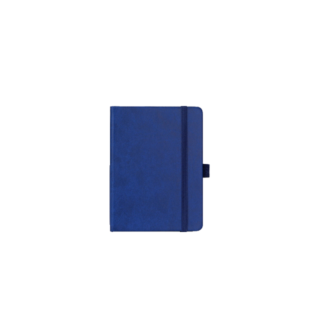 Portable Notebook with Bookmark and Strap Holder Hook
