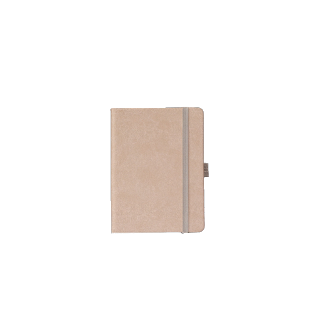 Portable Notebook with Bookmark and Strap Holder Hook
