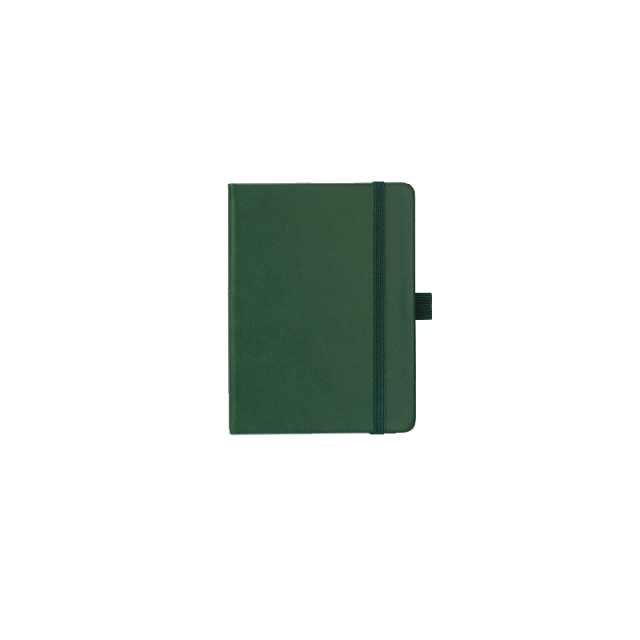 Portable Notebook with Bookmark and Strap Holder Hook