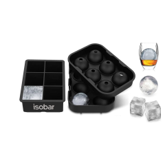Silicone Round and Square Ice Trays
