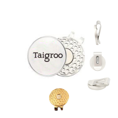 Golf Hat Clip with Ball Marker