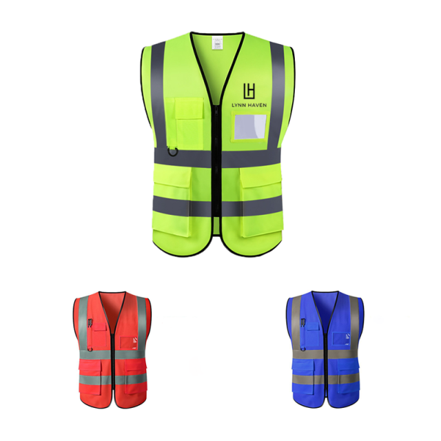 Traffic /Construction Work Vest with Reflective Belt