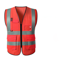 Traffic /Construction Work Vest with Reflective Belt