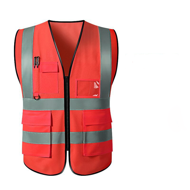 Traffic /Construction Work Vest with Reflective Belt