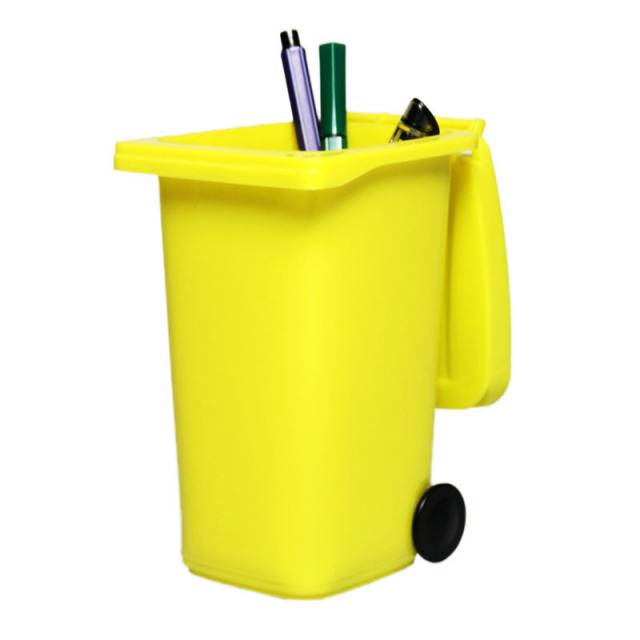 Trash Can Pen Holder