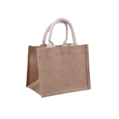 Shopping Burlap Tote Bag