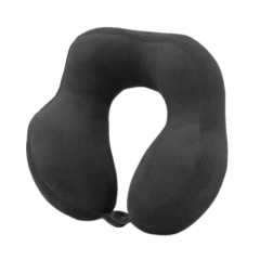 U-Shaped Crystal Velvet Neck Pillow
