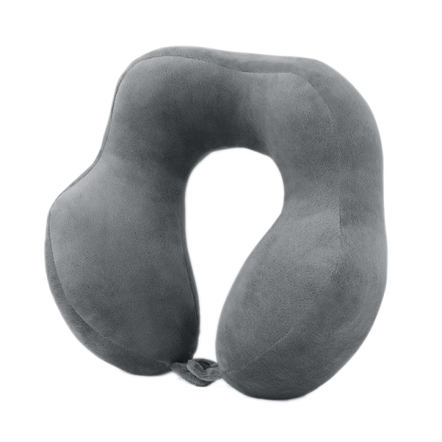 U-Shaped Crystal Velvet Neck Pillow