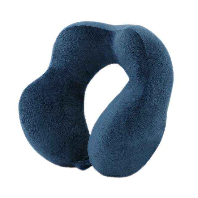 U-Shaped Crystal Velvet Neck Pillow