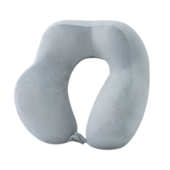 U-Shaped Crystal Velvet Neck Pillow