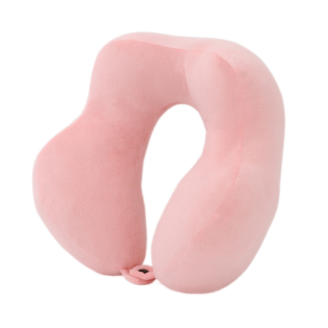U-Shaped Crystal Velvet Neck Pillow