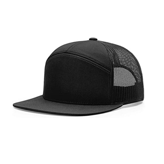 7-Panel Trucker Cap with Mesh Back