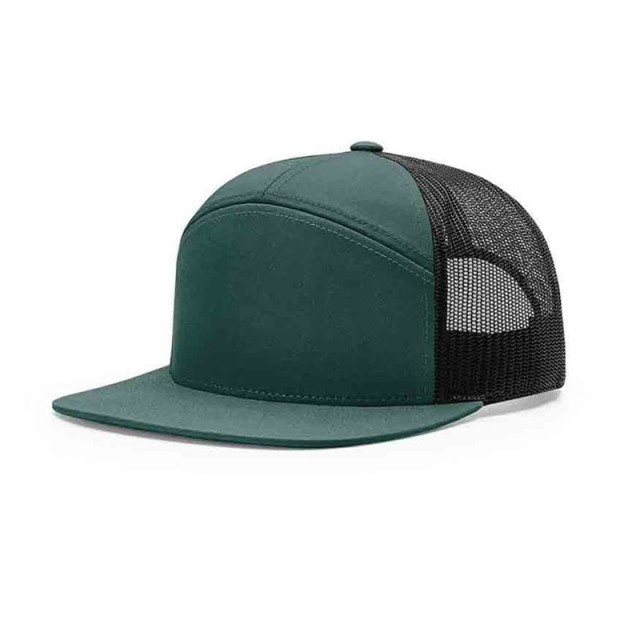 7-Panel Trucker Cap with Mesh Back