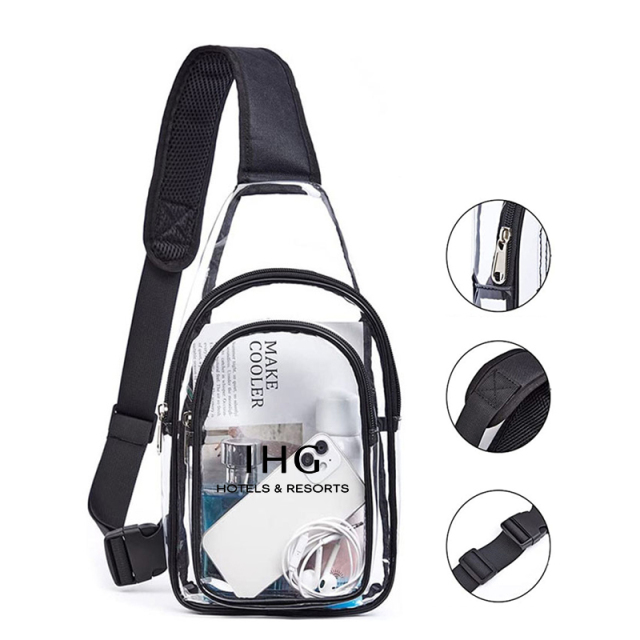 PVC Crossbody Sling Bag/ Backpack
