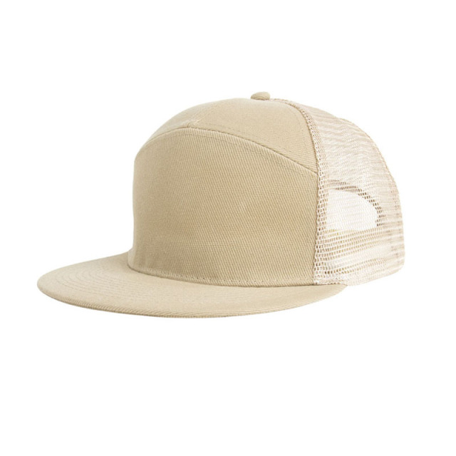 7-Panel Trucker Cap with Mesh Back