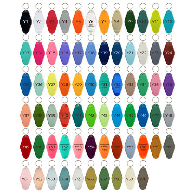 Plastic Keychain Luggage Tag