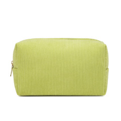 Portable Corduroy Makeup Bag