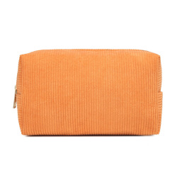 Portable Corduroy Makeup Bag