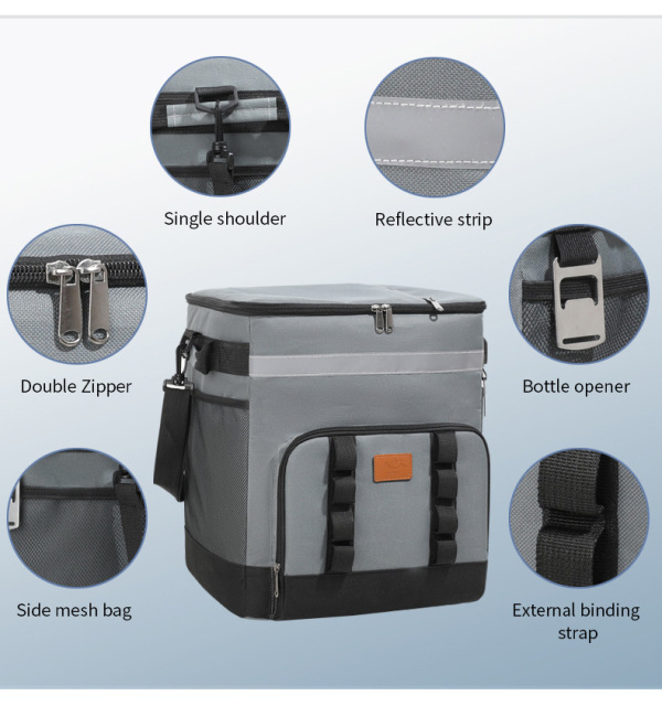 Thermal Insulation Bag with Handle & Wheels