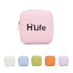 Small Corduroy Makeup Bag
