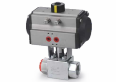 Pneumatic ball valve