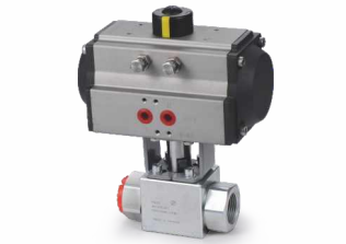 Pneumatic ball valve