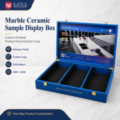 Marble Ceramic Sample Display Box Company Custom Handheld Product Demonstration Box One-Stop Product Customization