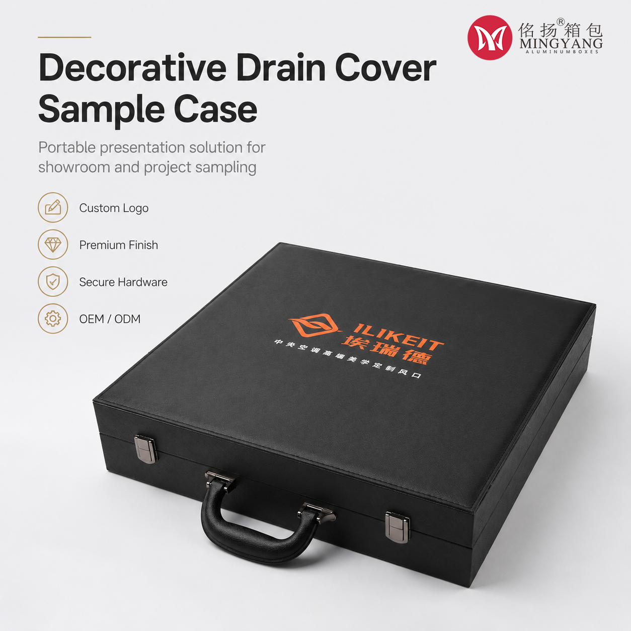 Custom Leather Box Display Case Instrument Storage Box Toolbox Handle Bag Tool Box Display Case