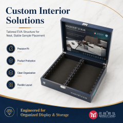 Marble Ceramic Sample Display Box Company Custom Handheld Product Demonstration Box One-Stop Product Customization