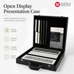 Custom Leather Box Display Case Instrument Storage Box Toolbox Handle Bag Tool Box Display Case