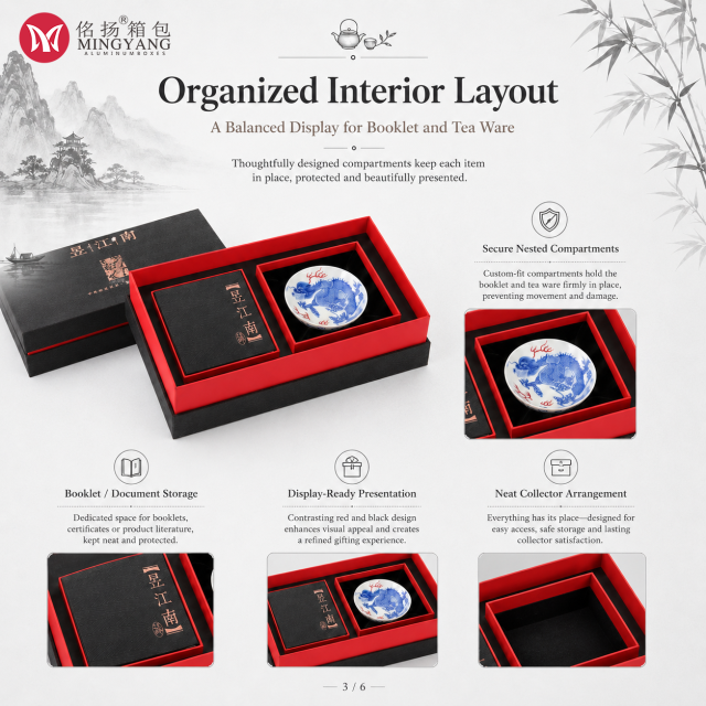 Ceramic Bowl Jingdezhen Ceramic Display Box Protective Box Porcelain Tea Cup Crafts Display Box Gift Box Customization