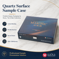 Marble Ceramic Sample Display Box Company Custom Handheld Product Demonstration Box One-Stop Product Customization