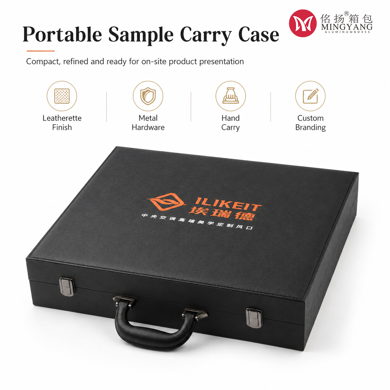 Custom Leather Box Display Case Instrument Storage Box Toolbox Handle Bag Tool Box Display Case